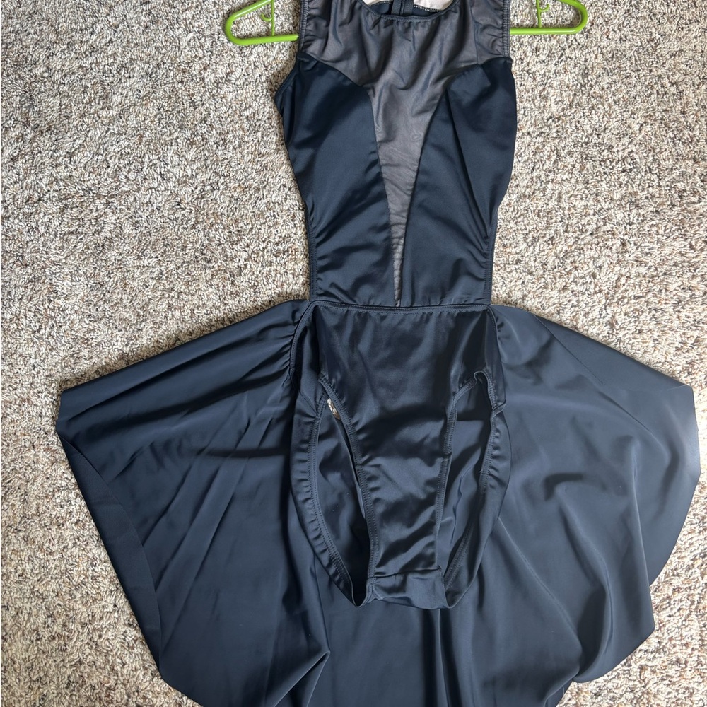 Elegant Black High-Low Dress